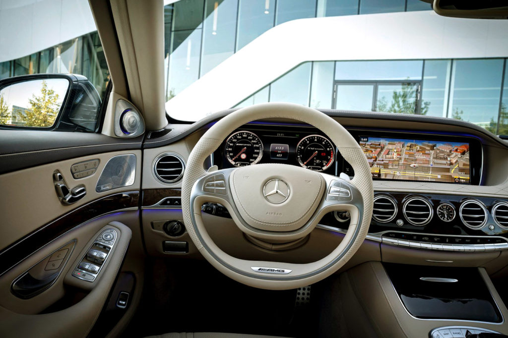 Mercedes Benz S класс салон